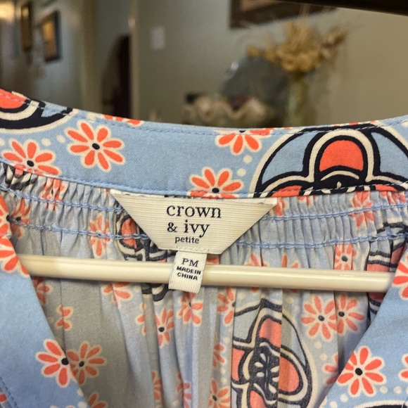 Crown & Ivy - Womens blouse - Picture 2 of 2